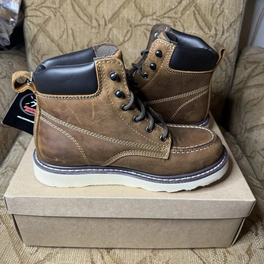 Skechers Kadmiel Bennot Work Boot‎ Brown 200180 Men's 9